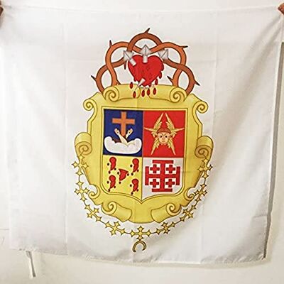 AZ FLAG Flagge Franziskaner 90x90 cm Ofm Orden Der Minderen Brüder Fahne 90 x 90 Cm Scheide Für Mast Flaggen AZ FLAG Flagge Franziskaner 90x90 cm Ofm Orden Der Minderen Brüder Fahne 90 x 90 Cm Scheide Für Mast Flaggen