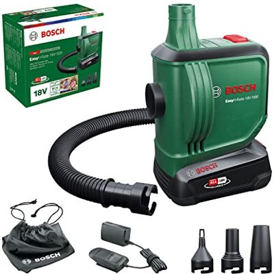 Bosch elektrische Luftpumpe/Luftpumpe für Luftmatratze EasyInflate 18V-500 (1x 2,0 Ah Akku; 18 Volt System; zum Aufblasen und Entleeren; im Karton) Bosch elektrische Luftpumpe/Luftpumpe für Luftmatratze EasyInflate 18V-500 (1x 2,0 Ah Akku; 18 Volt System; zum Aufblasen und Entleeren; im Karton)