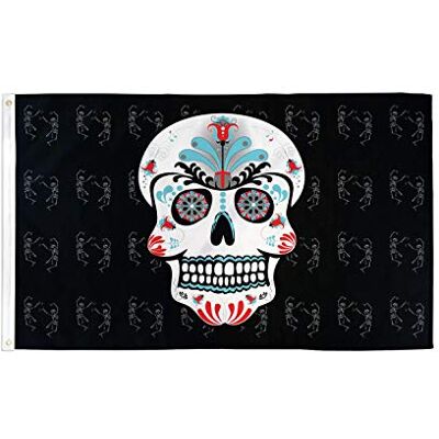 AZ FLAG Flagge Pirat Catrin Men 150x90 cm Polyester 100D 2 Ösen Für innen und außen Piraten Totenkopf dekorative Flagge doppelte Nähte und verstärkte Kanten mit Metallösen 100D Polyester AZ FLAG Flagge Pirat Catrin Men 150x90 cm Polyester 100D 2 Ösen Für innen und außen Piraten Totenkopf dekorative Flagge doppelte Nähte und verstärkte Kanten mit Metallösen 100D Polyester