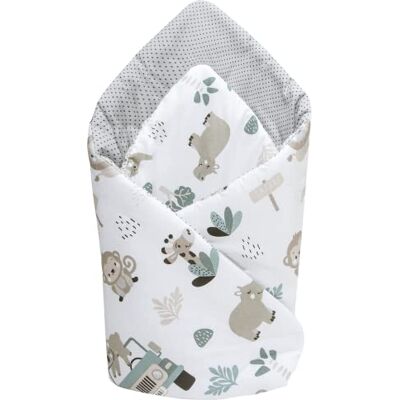 Medi Partners Baby Wrap - 75x75 - Baumwolle, Grau - Baby Wrap Medi Partners Baby Wrap - 75x75 - Baumwolle, Grau - Baby Wrap