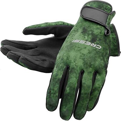 CRESSI Unisex-Adult Hunter Handschuhe aus 2 mm Neopren für Wassersport, Camo blau CRESSI Unisex-Adult Hunter Handschuhe aus 2 mm Neopren für Wassersport, Camo blau