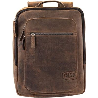 fixbag FB1447199 Fahrrad-Set Businessrucksack mit Klickfix Adapterplatte + Caddy Adapter, Laptoprucksack für 15,6" Notebooks, Daypack aus Echt Leder, ca. 40 x 31 x 13,5 cm, Braun fixbag FB1447199 Fahrrad-Set Businessrucksack mit Klickfix Adapterplatte + Caddy Adapter, Laptoprucksack für 15,6" Notebooks, Daypack aus Echt Leder, ca. 40 x 31 x 13,5 cm, Braun
