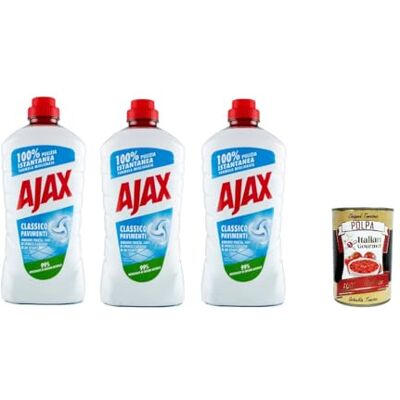 Italian Gourmet E.R. Italian Gourmet Classic Detersivo Pavimenti Bodenreiniger casa, 3 x 950ml Für Fliesen und Oberflächen, pulizia quotidiana con profumo fresco e igiene, Gesamtnettogewicht 2,85 L + Kostenlos Polpa 400g Italian Gourmet E.R. Italian Gourmet Classic Detersivo Pavimenti Bodenreiniger casa, 3 x 950ml Für Fliesen und Oberflächen, pulizia quotidiana con profumo fresco e igiene, Gesamtnettogewicht 2,85 L + Kostenlos Polpa 400g