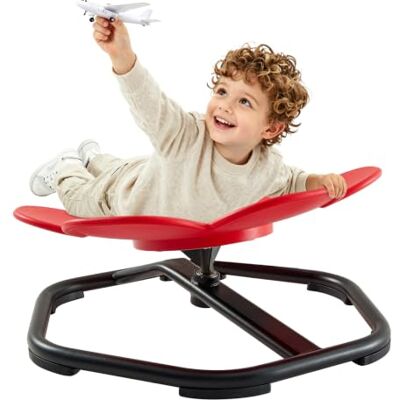 VEVOR Drehstuhl Kinder Autismus Sensorischer Drehsitz 100 kg 525x525 mm Rot ADHS Hilfsmittel für Kinder im Alter von 3-12 Jahren, Förderung von Gleichgewicht Körperkoordination Greifkraft, PP-Material VEVOR Drehstuhl Kinder Autismus Sensorischer Drehsitz 100 kg 525x525 mm Rot ADHS Hilfsmittel für Kinder im Alter von 3-12 Jahren, Förderung von Gleichgewicht Körperkoordination Greifkraft, PP-Material