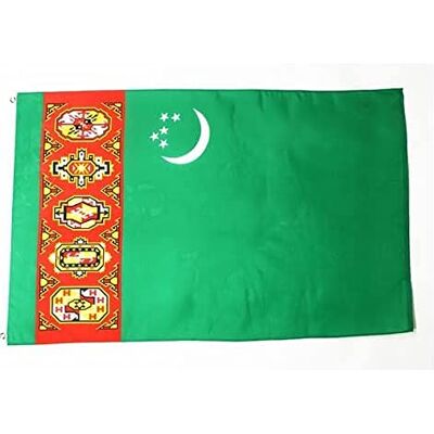 AZ FLAG Flagge Turkmenistan alt 150x90 cm Polyester 100D 2 Ösen Für innen und außen Turkmenische dekorative Flagge doppelte Nähte und verstärkte Kanten mit Metallösen 100D Polyester AZ FLAG Flagge Turkmenistan alt 150x90 cm Polyester 100D 2 Ösen Für innen und außen Turkmenische dekorative Flagge doppelte Nähte und verstärkte Kanten mit Metallösen 100D Polyester