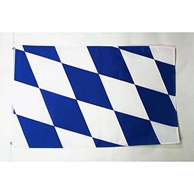 Az Flag Bayern Flagge 150x90cm - Bayerische Flagge - Deutschland Az Flag Bayern Flagge 150x90cm - Bayerische Flagge - Deutschland