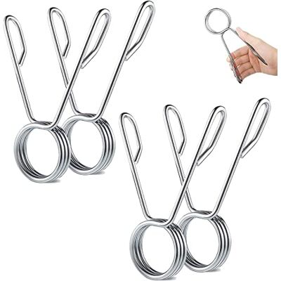 FFITNESS - 4 Stück Stahlklemmen 50MM für Hantelstange und Hanteln Sicherung FFITNESS - 4 Stück Stahlklemmen 50MM für Hantelstange und Hanteln Sicherung