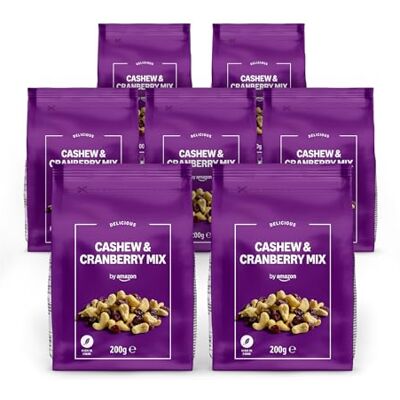Amazon Cashew- und Cranberry-Mischung, 200 g, 7 Stück Amazon Cashew- und Cranberry-Mischung, 200 g, 7 Stück