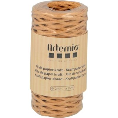 Artemio Kraftpapier, 2 mm x 25 m Artemio Kraftpapier, 2 mm x 25 m