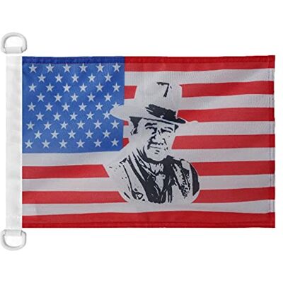 AZ FLAG Bootsflagge USA mit John Wayne 45x30 cm Kunststoffringe Für außen und Boote Vereinigten Staaten von Amerika Bootsflagge wetterfest mit doppelten Nähten und verstärkten Kanten AZ FLAG Bootsflagge USA mit John Wayne 45x30 cm Kunststoffringe Für außen und Boote Vereinigten Staaten von Amerika Bootsflagge wetterfest mit doppelten Nähten und verstärkten Kanten