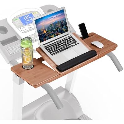Relaxdays Laufband Schreibtischaufsatz, 7 Winkel, Handy- & Getränkehalter, versiegelter Bambus, Laptopständer, Natur Handy- & Getränkehalter, versiegelter Bambus, Laptopständer Relaxdays Laufband Schreibtischaufsatz, 7 Winkel, Handy- & Getränkehalter, versiegelter Bambus, Laptopständer, Natur Handy- & Getränkehalter, versiegelter Bambus, Laptopständer