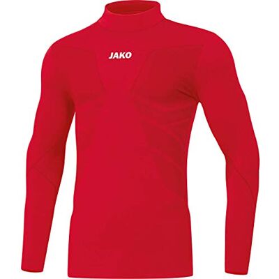 JAKO Herren Turtleneck Comfort 2.0, Sportrot, M JAKO Herren Turtleneck Comfort 2.0, Sportrot, M