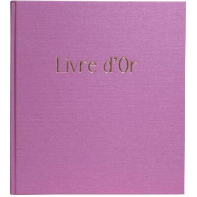Exacompta 7790E – 1 Gästebuch Pop'n Co – kompaktes Format 21 x 19 cm – Goldschnitt und -markierung mit Aufschrift Gästebücher – 140 weiße Seiten, einfarbig – Farbe Flieder Exacompta 7790E – 1 Gästebuch Pop'n Co – kompaktes Format 21 x 19 cm – Goldschnitt und -markierung mit Aufschrift Gästebücher – 140 weiße Seiten, einfarbig – Farbe Flieder