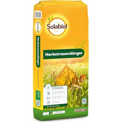Solabiol Herbstrasendünger, Spezial-Rasendünger mit extra Kalium und Langzeitwirkung für maximale Winterhärte, 10 kg für 200 m² Solabiol Herbstrasendünger, Spezial-Rasendünger mit extra Kalium und Langzeitwirkung für maximale Winterhärte, 10 kg für 200 m²
