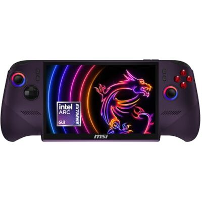 MSI Claw 8 EX AI+ Gaming Handheld, Launch Pack, 8 Zoll FHD+ 120 Hz Display, Intel® Arc™ G3 Extreme Prozessor, 32 GB RAM, 1 TB SSD, Intel® Arc™ GPU B390, Windows 11 Home, Void Purple, CG3EM-015 MSI Claw 8 EX AI+ Gaming Handheld, Launch Pack, 8 Zoll FHD+ 120 Hz Display, Intel® Arc™ G3 Extreme Prozessor, 32 GB RAM, 1 TB SSD, Intel® Arc™ GPU B390, Windows 11 Home, Void Purple, CG3EM-015