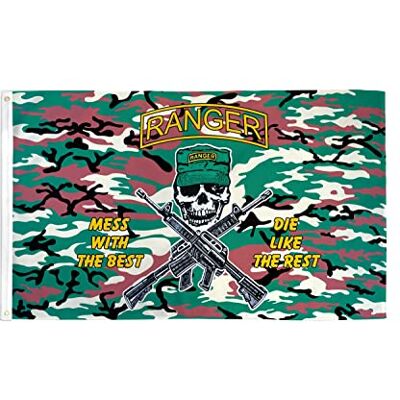 AZ FLAG Flagge Rangers von Vereinigten Staaten Camo 150x90 cm 2 Ösen Für innen und außen amerikanische ranger dekorative Flagge doppelte Nähte und verstärkte Kanten mit Metallösen 100D Polyester AZ FLAG Flagge Rangers von Vereinigten Staaten Camo 150x90 cm 2 Ösen Für innen und außen amerikanische ranger dekorative Flagge doppelte Nähte und verstärkte Kanten mit Metallösen 100D Polyester