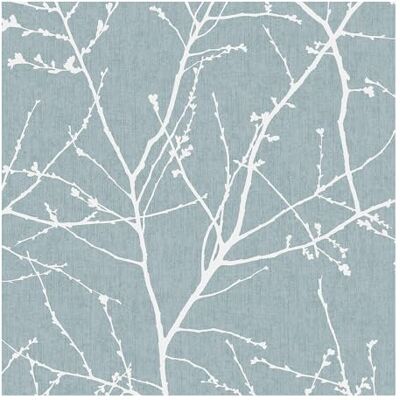 Superfresco Easy Zweig Mustertapete für Wohnzimmer Schlafzimmer Blau 33-270 Superfresco Easy Zweig Mustertapete für Wohnzimmer Schlafzimmer Blau 33-270