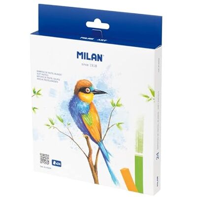 Milan Pastellbox - 24 weiche Pastellstifte Milan Pastellbox - 24 weiche Pastellstifte