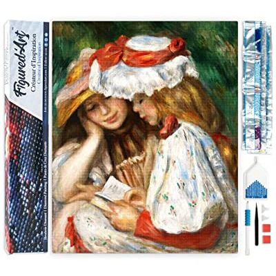 ART Stickerei Diamant – junge Mädchen, Renoir – Größe 40 x 50 cm ART Stickerei Diamant – junge Mädchen, Renoir – Größe 40 x 50 cm