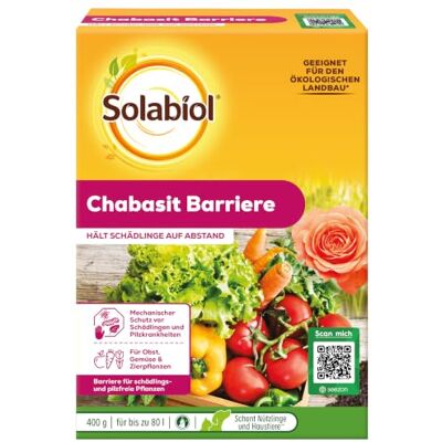 Solabiol Chabasit Schädlingsbarriere – Mineralischer Pflanzenschutz 400 g Physikalische Barriere gegen Blattläuse, Spinnmilben & Mehltau – 100% insektizid- und chemiefrei Solabiol Chabasit Schädlingsbarriere – Mineralischer Pflanzenschutz 400 g Physikalische Barriere gegen Blattläuse, Spinnmilben & Mehltau – 100% insektizid- und chemiefrei
