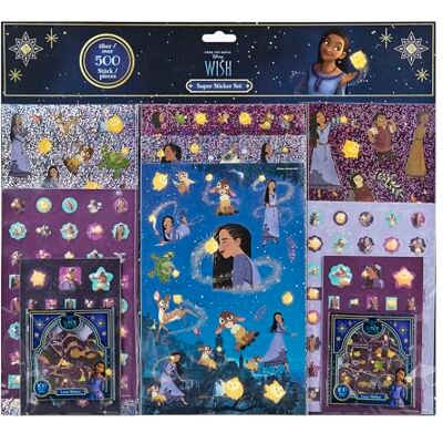 Undercover 6600000066 Disney Wunsch Mega Set Aufkleber 500 Wunsch Aufkleber, Set besteht aus Aufklebern Aller Ihre Lieblings Disney Karatärs, Multi-Color, Aufkleber Undercover 6600000066 Disney Wunsch Mega Set Aufkleber 500 Wunsch Aufkleber, Set besteht aus Aufklebern Aller Ihre Lieblings Disney Karatärs, Multi-Color, Aufkleber
