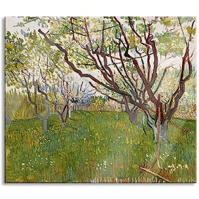 Pixxprint Vincent Van Gogh Der blühende Obstgarten Herdabdeckplatte & Spritzschutz aus Echtglas Für Herd-Kochfelder 60x52 cm Pixxprint Vincent Van Gogh Der blühende Obstgarten Herdabdeckplatte & Spritzschutz aus Echtglas Für Herd-Kochfelder 60x52 cm