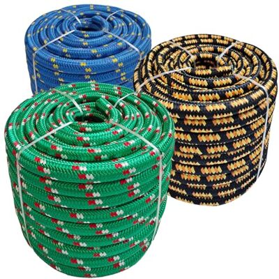 KARAT Polypropylenseil – 10mm 20m schwarz-orange, Seil UV-beständig & wetterfest – Outdoor PP-Seil für Garten, Camping, Boot & Landwirtschaft KARAT Polypropylenseil – 10mm 20m schwarz-orange, Seil UV-beständig & wetterfest – Outdoor PP-Seil für Garten, Camping, Boot & Landwirtschaft