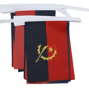 Az Flag Angola Flaggen Girlande - 6M, 20 Flaggen 21x15cm Az Flag Angola Flaggen Girlande - 6M, 20 Flaggen 21x15cm