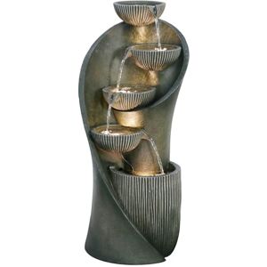 Dehner Gartenbrunnen Atlas, Terassenbrunnen frostbeständig, Brunnen für Außen, mit LED Beleuchtung, ca. 97 x 43.5 x 43.5 cm, Polyresin, grau Dehner Gartenbrunnen Atlas, Terassenbrunnen frostbeständig, Brunnen für Außen, mit LED Beleuchtung, ca. 97 x 43.5 x 43.5 cm, Polyresin, grau