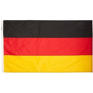Annin Flagmakers Modell 192898 Deutschland-Flagge, hergestellt nach Offiziellen Designspezifikationen der Vereinten Nationen, 90 x 150 cm, Mehrfarbig Annin Flagmakers Modell 192898 Deutschland-Flagge, hergestellt nach Offiziellen Designspezifikationen der Vereinten Nationen, 90 x 150 cm, Mehrfarbig