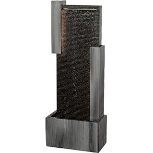 Dehner Gartenbrunnen Minerva, Terassenbrunnen frostbeständig, Brunnen für Außen, mit LED Beleuchtung,ca. 100 x 38 x 23 cm, Polyresin, schwarz Dehner Gartenbrunnen Minerva, Terassenbrunnen frostbeständig, Brunnen für Außen, mit LED Beleuchtung,ca. 100 x 38 x 23 cm, Polyresin, schwarz