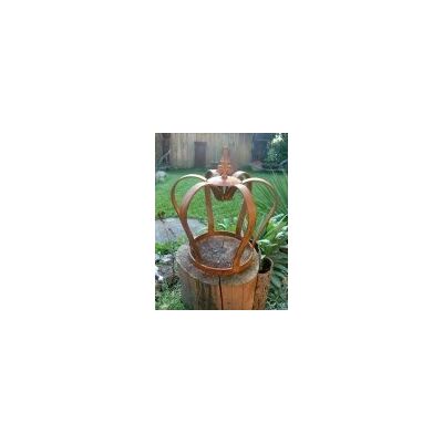 Rostikal Rost Krone massiv 32 cm Deko Dekoration König Edelrost Garten Eisen Metall Rostikal Rost Krone massiv 32 cm Deko Dekoration König Edelrost Garten Eisen Metall