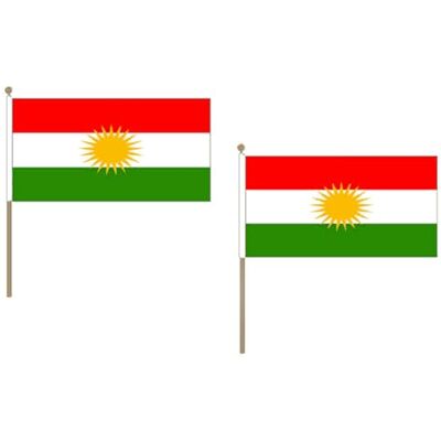 AZ FLAG STOCKFLAGGE Kurdistan 45x30cm mit holzmast 10 stück KURDEN STOCKFAHNE 30 x 45 cm flaggen AZ FLAG STOCKFLAGGE Kurdistan 45x30cm mit holzmast 10 stück KURDEN STOCKFAHNE 30 x 45 cm flaggen