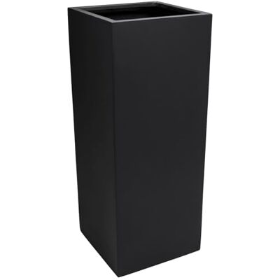 VIVANNO Pflanzkübel Blumenkübel Säule Fiberglas Anthrazit Block 100x40x40 Frostsicherer Übertopf für Außen und Innen Robuste Pflanzensäule in Anthrazit Matt Moderne Portalvase für den Garten VIVANNO Pflanzkübel Blumenkübel Säule Fiberglas Anthrazit Block 100x40x40 Frostsicherer Übertopf für Außen und Innen Robuste Pflanzensäule in Anthrazit Matt Moderne Portalvase für den Garten