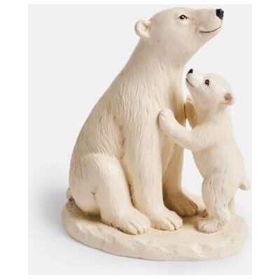 Loberon Deko-Eisbären Fjällros, weiß Weihnachten, Winter, Festtage, Eisbär, Langlebiges Polyresin, Detailreich modellierte Fellstruktur Loberon Deko-Eisbären Fjällros, weiß Weihnachten, Winter, Festtage, Eisbär, Langlebiges Polyresin, Detailreich modellierte Fellstruktur