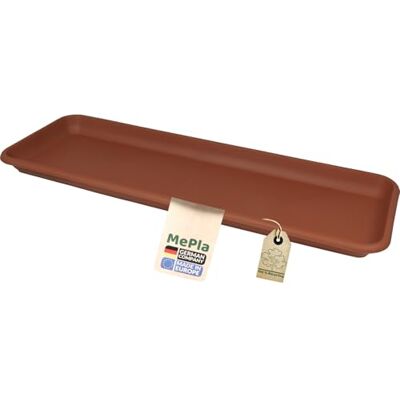 MePla XXL Untersetzer LxB 57x20 cm (Innen: 52x15 cm) Terracotta, wetterfester Stabiler Untersetzer aus UV-beständigem Kunststoff MePla XXL Untersetzer LxB 57x20 cm (Innen: 52x15 cm) Terracotta, wetterfester Stabiler Untersetzer aus UV-beständigem Kunststoff
