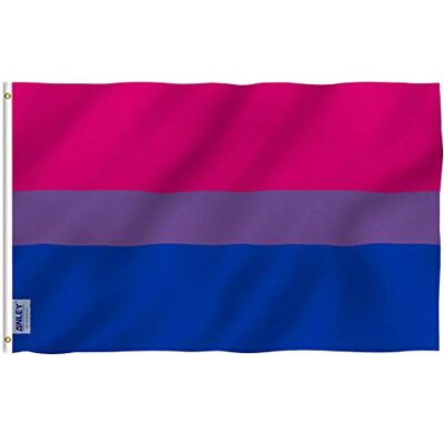 Anley Fly Breeze 3x5 Fuß Bi Pride Flagge Lebendige Farbe und UV-beständig Canvas Header und doppelt genäht Bisexuelle Flaggen Polyester mit Messingösen 3 X 5 Ft Anley Fly Breeze 3x5 Fuß Bi Pride Flagge Lebendige Farbe und UV-beständig Canvas Header und doppelt genäht Bisexuelle Flaggen Polyester mit Messingösen 3 X 5 Ft