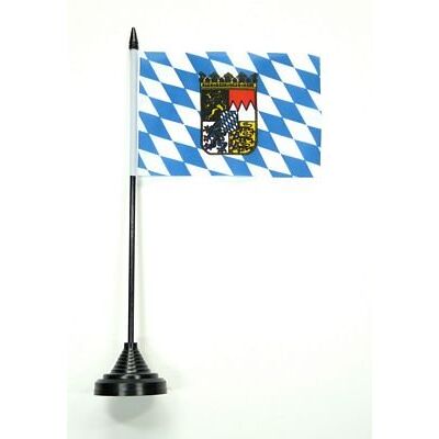 FahnenMax Fahne / Tischflagge Bayern Wappen 11 x 16 cm Flaggen FahnenMax Fahne / Tischflagge Bayern Wappen 11 x 16 cm Flaggen