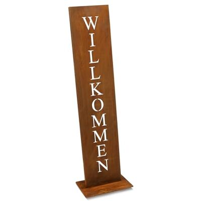Rostikal Willkommensschild Rost 71 cm Edelrost Gartendeko Türschild Haustür Herzlich Willkommen Schriftzug zum Hinstellen rostige Deko für Eingangsbereich, Wohnzimmer, Terrasse und Garten Rostikal Willkommensschild Rost 71 cm Edelrost Gartendeko Türschild Haustür Herzlich Willkommen Schriftzug zum Hinstellen rostige Deko für Eingangsbereich, Wohnzimmer, Terrasse und Garten