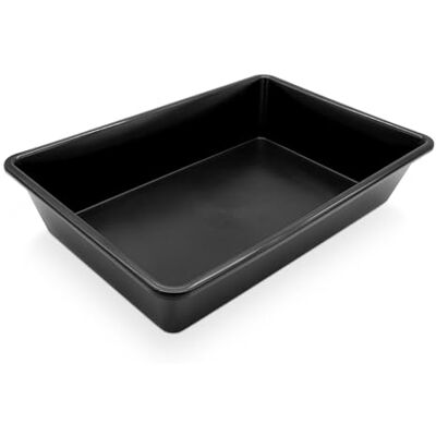 Spetebo Allzweck Kunststoff Wanne schwarz 60 x 40 cm 20 Liter rechteckig Multifunktions Schale, Mörtelwanne, Speiskübel, Gartenwanne, Pflanzschale, Katzenklo Spetebo Allzweck Kunststoff Wanne schwarz 60 x 40 cm 20 Liter rechteckig Multifunktions Schale, Mörtelwanne, Speiskübel, Gartenwanne, Pflanzschale, Katzenklo