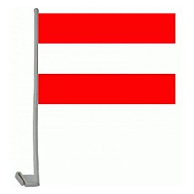 Unbekannt Autoflagge, Autofahne, Österreich- Austria 30x40cm, 2Stück Unbekannt Autoflagge, Autofahne, Österreich- Austria 30x40cm, 2Stück