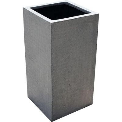 VIVANNO Pflanzkübel Grau Beton-Design 80x40x40 cm Fiberglas Blumenkübel Frostsicherer Übertopf in Betonoptik, wetterfeste Pflanzsäule für Außen & Innen, Portalvase für Garten & Terrasse, 80x40x40 VIVANNO Pflanzkübel Grau Beton-Design 80x40x40 cm Fiberglas Blumenkübel Frostsicherer Übertopf in Betonoptik, wetterfeste Pflanzsäule für Außen & Innen, Portalvase für Garten & Terrasse, 80x40x40