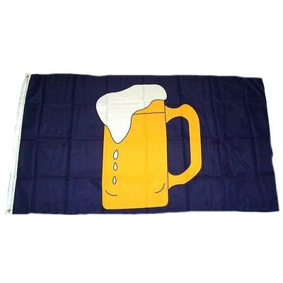 FahnenMax Fahne Flagge Bierkrug Bier 90 x 150 cm FahnenMax Fahne Flagge Bierkrug Bier 90 x 150 cm