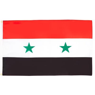 Az Flag Syrien 250x150cm - Flagge Syriens - Neu Az Flag Syrien 250x150cm - Flagge Syriens - Neu