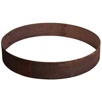 ESTEXO Pflanzring Hochbeet Rost Edelrost Pflanzgefäß Pflanzkübel Metallring Kräuterbeet Stahlring Stahl Ring (120 cm) ESTEXO Pflanzring Hochbeet Rost Edelrost Pflanzgefäß Pflanzkübel Metallring Kräuterbeet Stahlring Stahl Ring (120 cm)