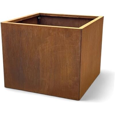Czaja Cortenstahl Pflanzkübel 60x60x50 cm Fiorella ohne Bodenplatte Made in Germany Rost Deko Blumenkübel quadratisch – wetterfest & langlebig – Garten Terrasse Balkon – Edelrost Pflanzgefäß Czaja Cortenstahl Pflanzkübel 60x60x50 cm Fiorella ohne Bodenplatte Made in Germany Rost Deko Blumenkübel quadratisch – wetterfest & langlebig – Garten Terrasse Balkon – Edelrost Pflanzgefäß