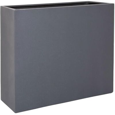VIVANNO Pflanzkübel Raumteiler Elemento Fiberglas Sichtschutz Graphitgrau Großes Trennelement 88x30x75 cm für Außen und Innen, Rechteckiger Blumenkübel Ideal als Sichtschutzwand oder Trennwand VIVANNO Pflanzkübel Raumteiler Elemento Fiberglas Sichtschutz Graphitgrau Großes Trennelement 88x30x75 cm für Außen und Innen, Rechteckiger Blumenkübel Ideal als Sichtschutzwand oder Trennwand