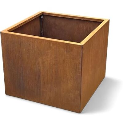 Czaja Cortenstahl Pflanzkübel 60x60x50 cm Fiorella mit Bodenplatte Made in Germany Rost Deko Blumenkübel quadratisch – wetterfest & langlebig – Garten Terrasse Balkon – Edelrost Pflanzgefäß Czaja Cortenstahl Pflanzkübel 60x60x50 cm Fiorella mit Bodenplatte Made in Germany Rost Deko Blumenkübel quadratisch – wetterfest & langlebig – Garten Terrasse Balkon – Edelrost Pflanzgefäß