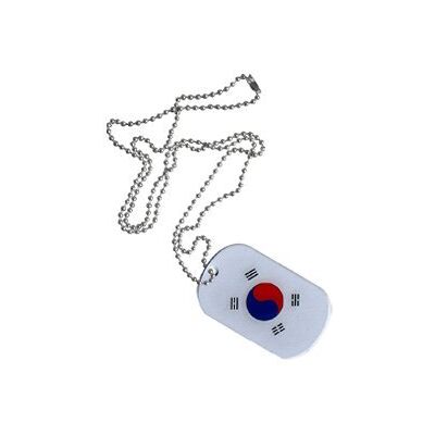 Digni Dog Tag Südkorea 3 x 5 cm Digni Dog Tag Südkorea 3 x 5 cm