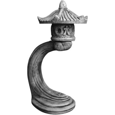 gartendekoparadies.de Japanische Rankei Steinlaterne aus Steinguss, Grau, H. 65 cm, 22 kg, Frostsicher für Außenbereich gartendekoparadies.de Japanische Rankei Steinlaterne aus Steinguss, Grau, H. 65 cm, 22 kg, Frostsicher für Außenbereich